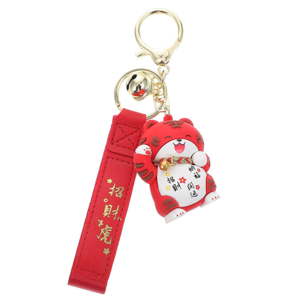 Presentatör Bil Maneki Neko Nyckelring Hänge Stjärntecken Hänge Kinesisk Zodiac Charms Mascot Små Hängen Zodiac - högkvalitativ IC