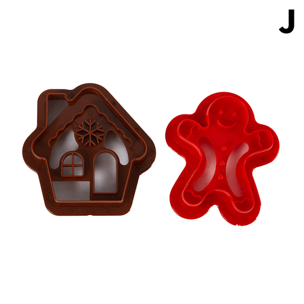 IC Festival Cookie ters Julfrimärke Embosser Biscuit Baking Mo J