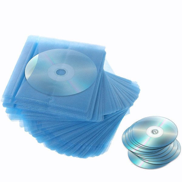 IC CNE 100 stk CD/DVD Dobbeltsidig Etui Cover PP B