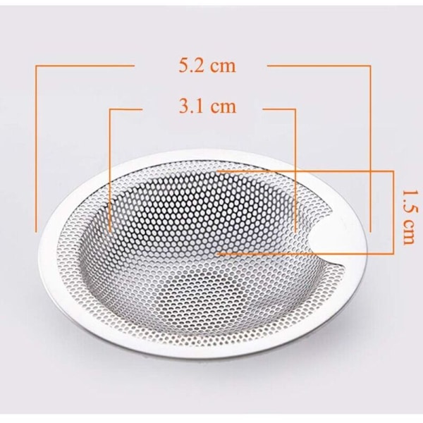 Diskho Sil i Rostfritt Stål Tvådelat Set (5 CM)..DEBUNS
