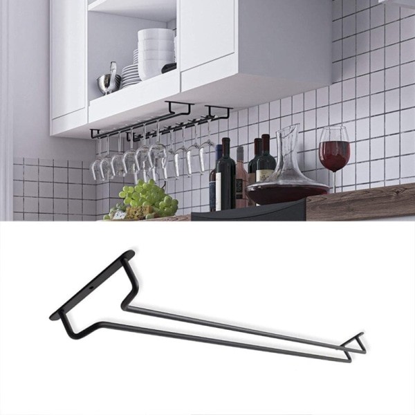 Vinglasteline kaapin alle Vinglaspidike Stemware Rack