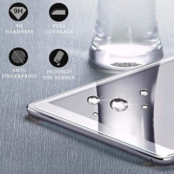2 stk hærdet glas til Ipad 7 10.2\" (2018)|2.5D transparent