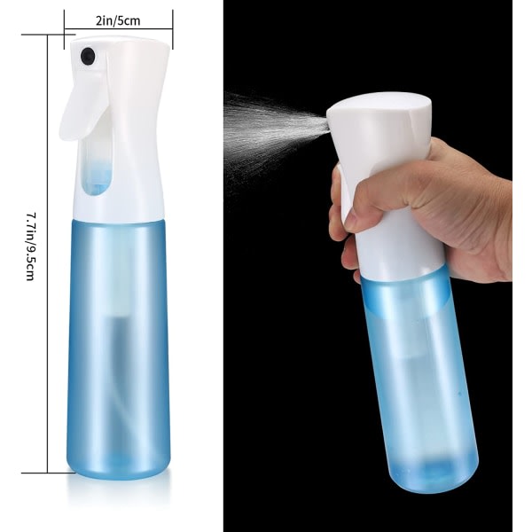 IC NOE 2 hårsprayflasker 300ml vandsprayflasker