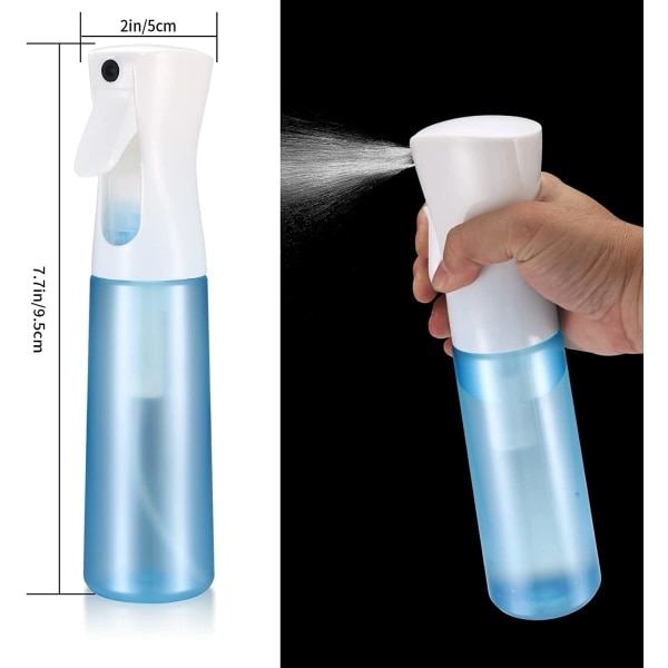 IC NOE 2 kpl hiuslakka-pulloja 300ml vesisuihkepulloja