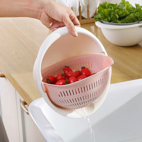 Køkken Si & Håndvask i Plastik, Pink