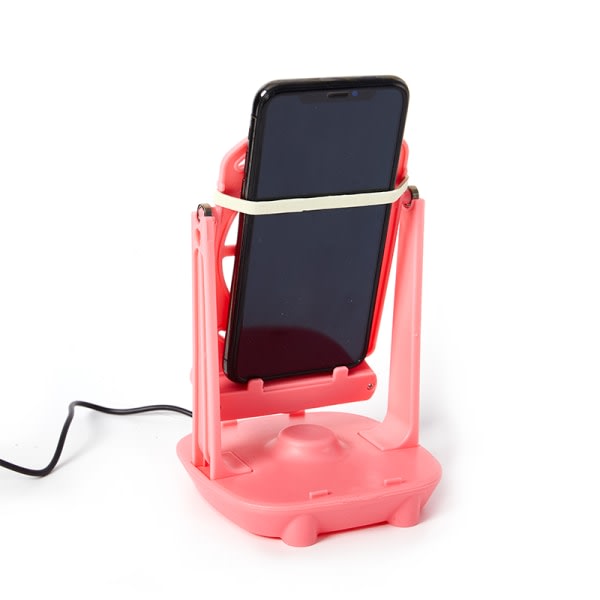 IC Automatisk Swing Telefon Wiggler Enhet Record Step Artefakt Borste Rosa