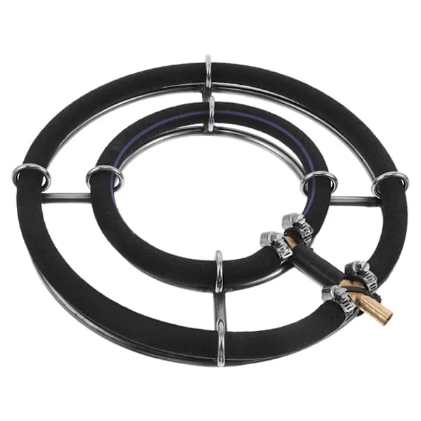 Akvarium Rund Luftbubbla Diffusor Ring Fisk Tank Leksak Sten 1x 1x
