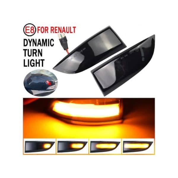 IC Renault Megane Mk3 Laguna LED Dynamiske Sidespeilblinklys