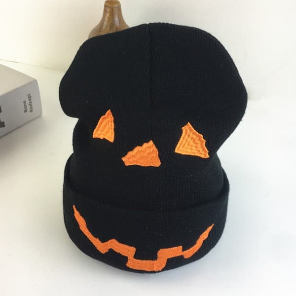 IC Cap justerbar broderet far hat til mænd kvinder Halloween Sort