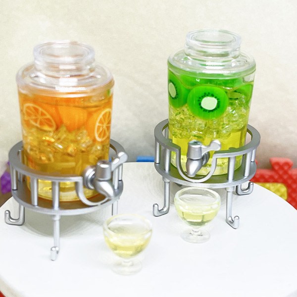 IC Dockhus Miniatyr Juice Fat för Dockhus Lekkök Dr
