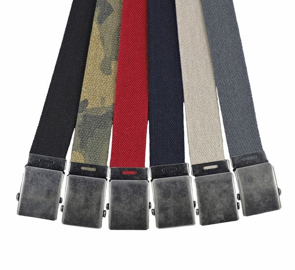 Landley Stretch Canvas Belte for Menn Kvinner, Elastisk Web Belte med Metall Skyvespenne, Justerbart Hverdagsbelte, Svart, Størrelse 125 (140 cm)