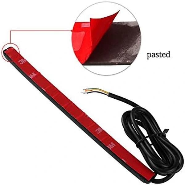 48 LED-bromsljus passar motorcykel, bil, cykel med 12V-ljus, 2-pack