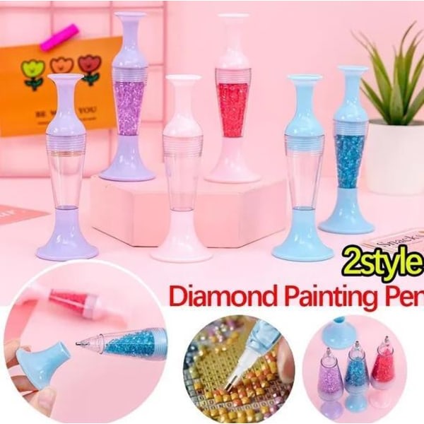 3Colors DIY Diamond Painting Pen Tool Rhinestones Diamond Painting Tools Pen