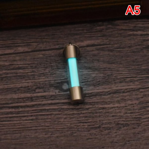 IC Titanium Rostfritt Stål Embrite™ Glow in the dark nyckelring FOB A5