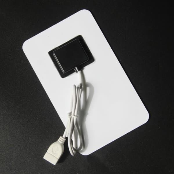 IC Solpanel Solenergisystem för mobiltelefon batteriladdare Svart