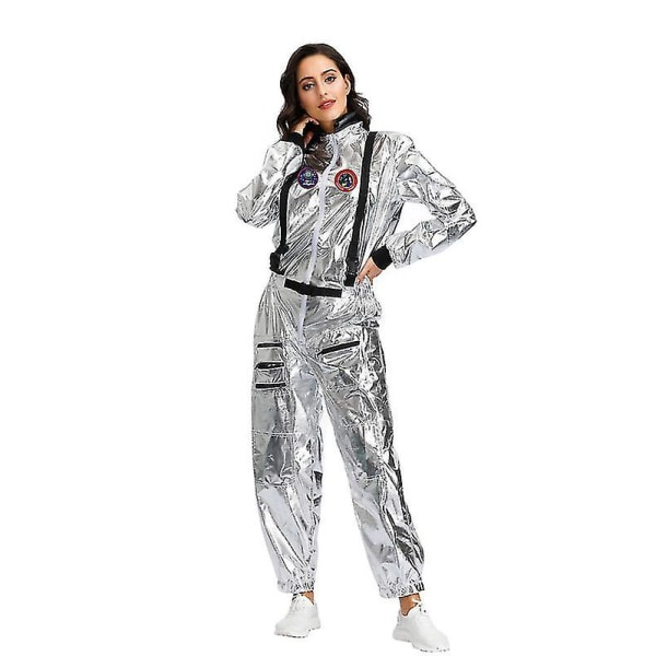 IC Astronautin Kostyymi Avaruuspuku Romper Halloween Karnevaali Cosplay zy