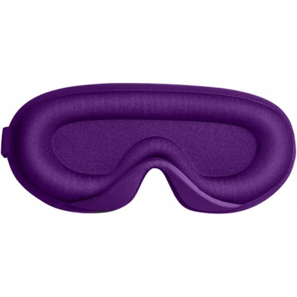 IC Silmänympärys Uni Mask, 3D Uni Mask, Pehmeä ja Hengittävä, Valon Estävä, Silmänaamio, Matkoille, Päiväunet, Jooga, Lentokone, Yö Miehille Naisille Violetti
