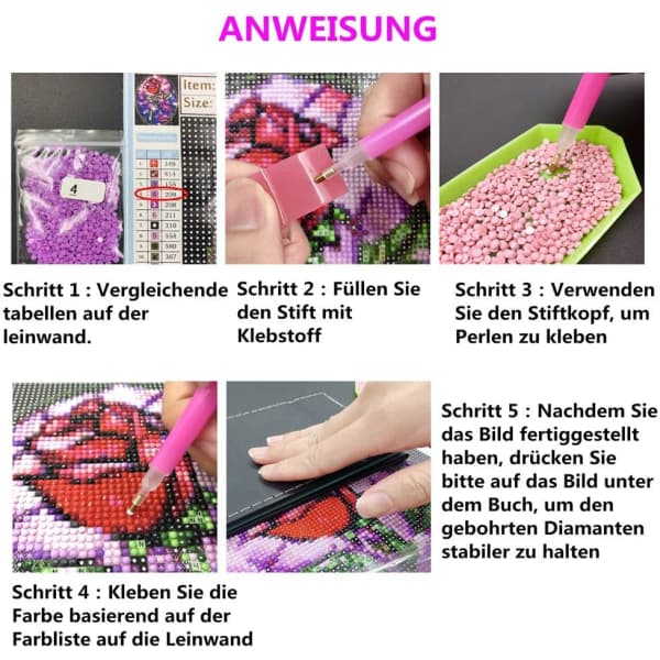 IC Diamantmaleri, 5D Diamantmaleri Sæt Store Billeder DIY Diamantmaleri (Sne, 40x50cm)