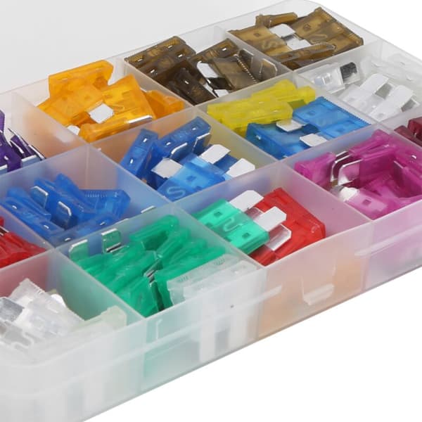 150 st Bilbladssäkringar Set 2A/3A/5A/7.5A/10A/15A/20A/25A/30A/35A/40A, DUBUNS