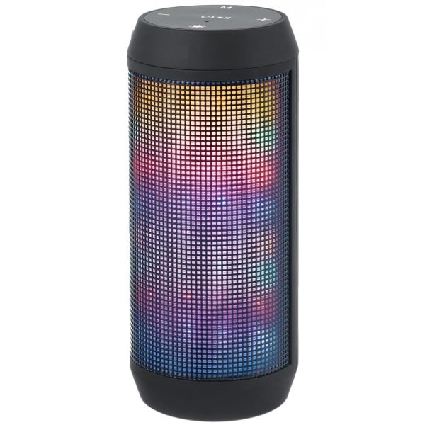 IC Esperanza - Bluetooth-kaiutin FM-radiolla ja LED-valolla, musta