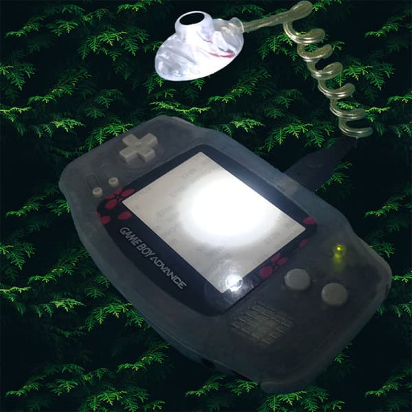1. Worm Light Illumination LED-lamper for Gameboy Advance GBA/