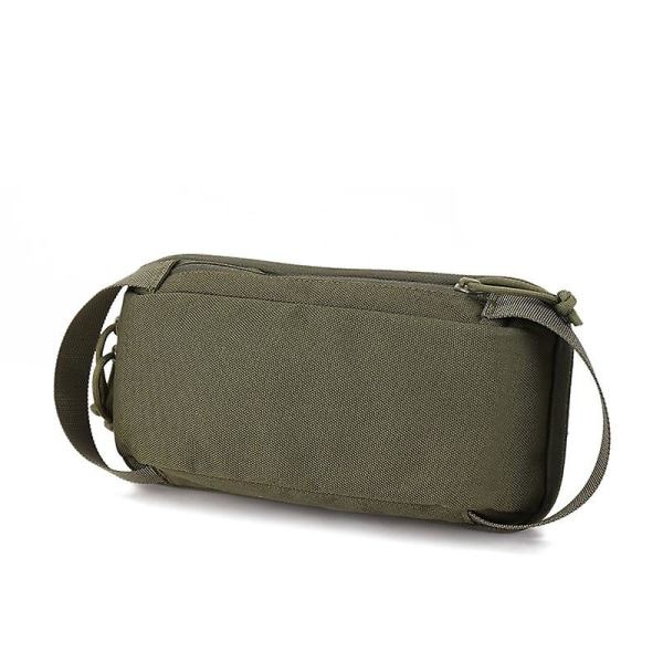 IC Multifunktionel Messenger Taske Skulder Stöldbeskyttelse ArmyGreen