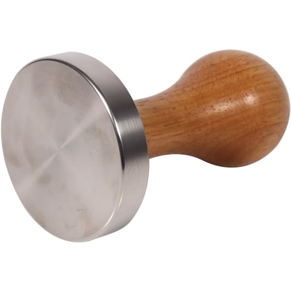 IC Espresso Tamper i rustfrit stål 57,5 mm base kaffebønnepress