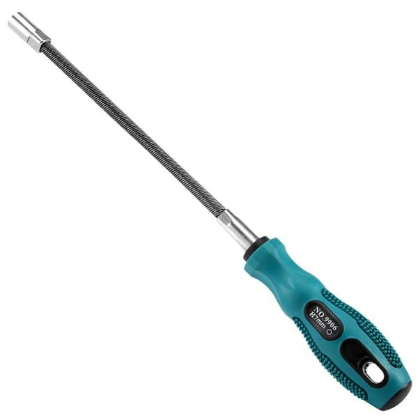 7MM Fleksibel Skrutrekker Socket Heksagonal Fleksibel Manuell Socket Håndverktøy