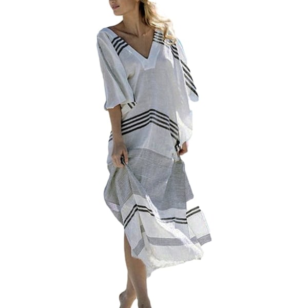 IC NOE Dambadkläder Blus Etnisk print lang kjol