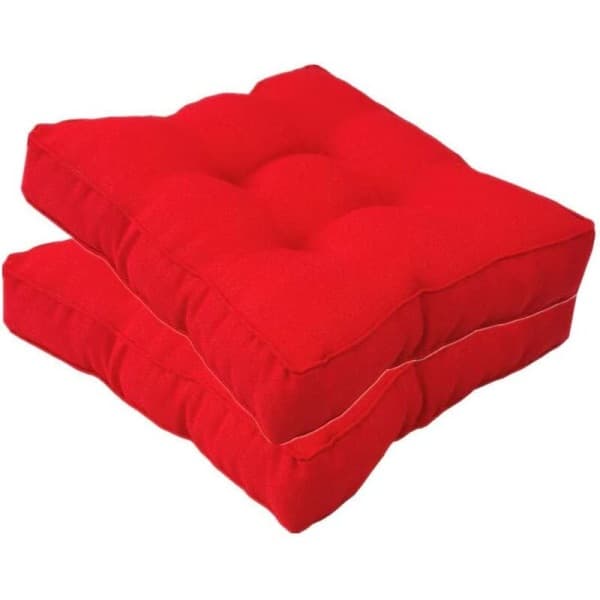 IC 2 st (45*45cm kvadrat - 500g) manchester stolsdyna kontorsstudentkudde