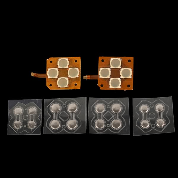 IC 3DS XL Controller D Pads Metall Snap PCB-kortknapp Ledande Ny 3DS XL