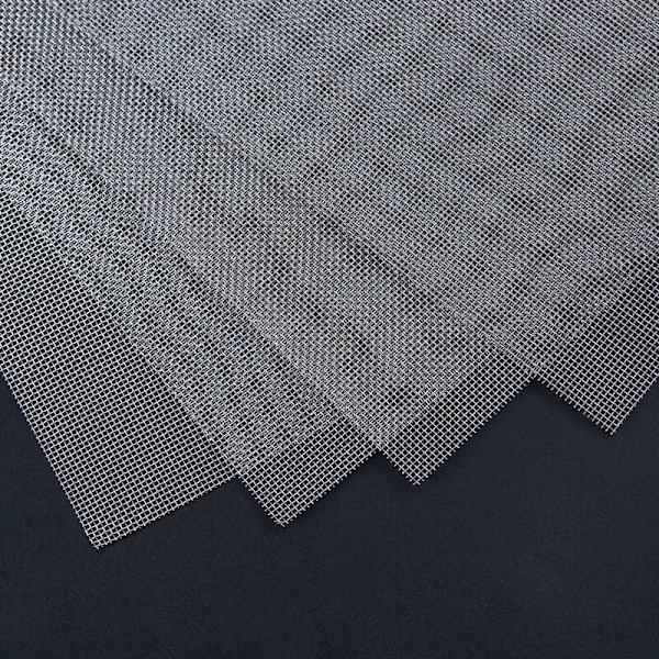 Pakkaus 304 ruostumatonta terästä kudottua lankaa 20 Mesh metallinen jyrsijöiden hyönteisten torjuntaseula ikkunoille oville suodattimille 12\" x 8\" (4)