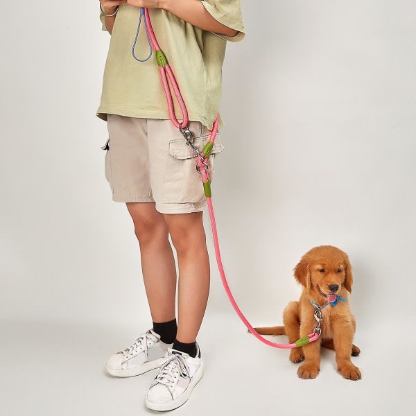 IC Hundkoppel Selar Ledningar för hundpromenader handsfree koppel-b