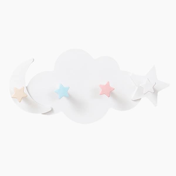 1st 3/4 Wall Hooks Hanging Hook Cloud Hanger Kids Children's Room Decor
