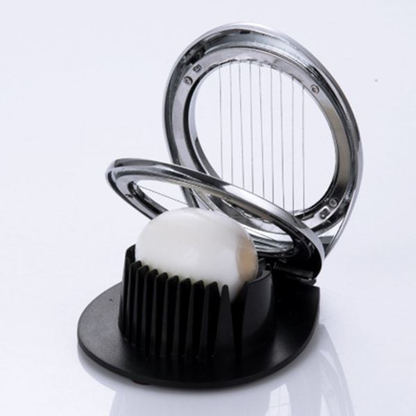 IC Egg Slicer Rustfritt Stål Fancy Split Egg Split Multifunksjon Konservert Egg Delad Kronblad Kjøkken Husholdnings Eggåpner