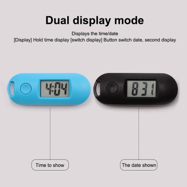 Stille digital elektronisk lommeur Grøn watch IC