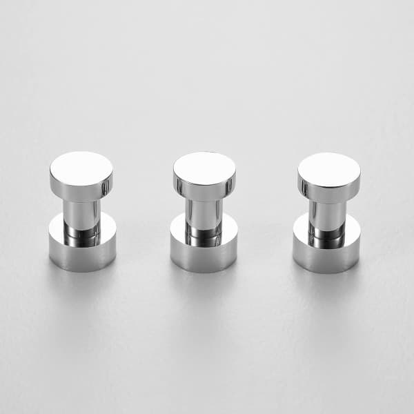 IC Krom håndklekroker 5-pakke rustfritt metall kles- og badekåpe kroker
