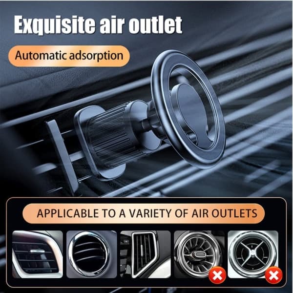 CNE Mobiltelefonholder bilmagnet 360° roterbar