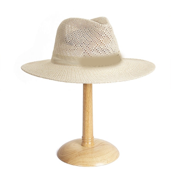 IC Panama Jack Fedora Hatt Med Svart Band Sommar Beach Solhatt For Khaki