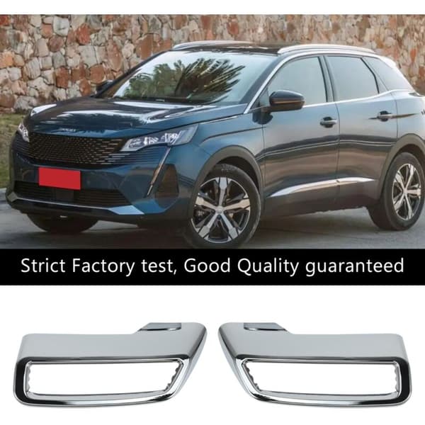 For 3008 5008 Allure 2017 - 2019 Haldeksel Eksosrør ABS Bakre Eksos End Lyddemper Deksel Trim Dekorasjon