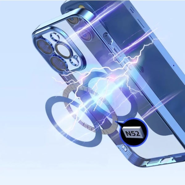IC-etui til iPhone 14 Pro, iPhone 14Pro telefonveske Blå
