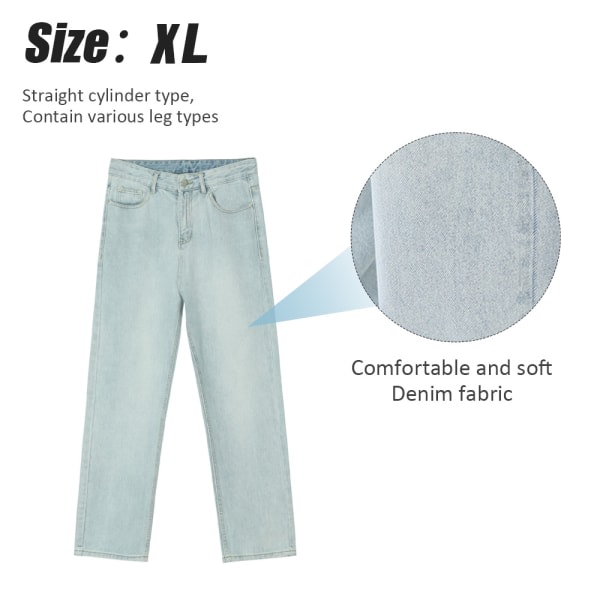 IC Extreme Motion Slim Straight Leg Jeans för män XL