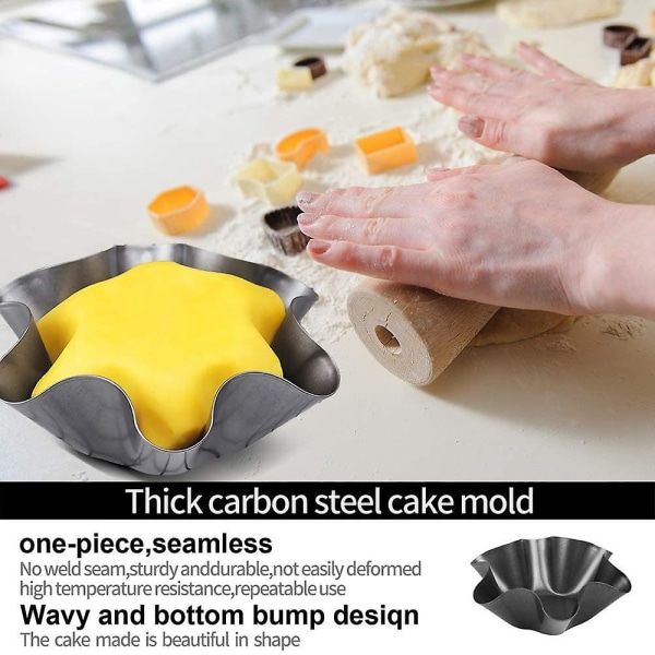 IC 3-pakk Tortilla-muottit, tarttumattomat