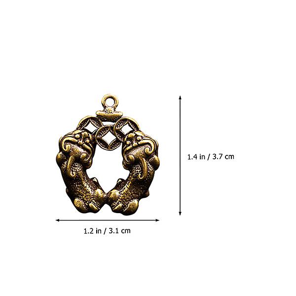 3. Blessing Charm Bragon Charm riipus Pi Yao Amulet Wealth Porsperity Beads IC