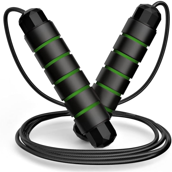 IC Bærende Hoppetov (Sort og Grøn Metal Kabel)