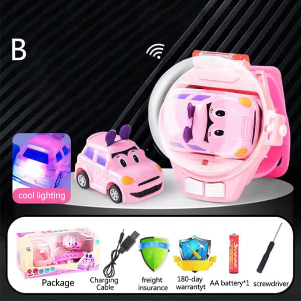 IC Mini Kaukosäädin Kello Leikkikello USB Latausauto 2# 2#