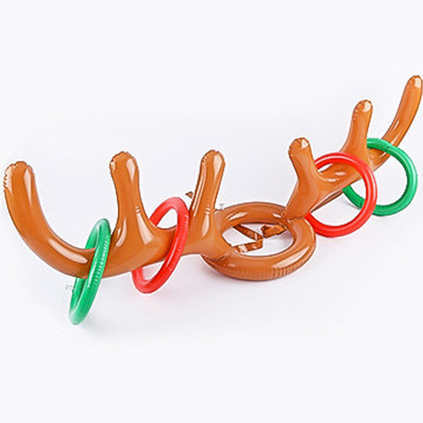 IC Ren Ring Toss Game Oppblåsbart Renhorn Toss Game