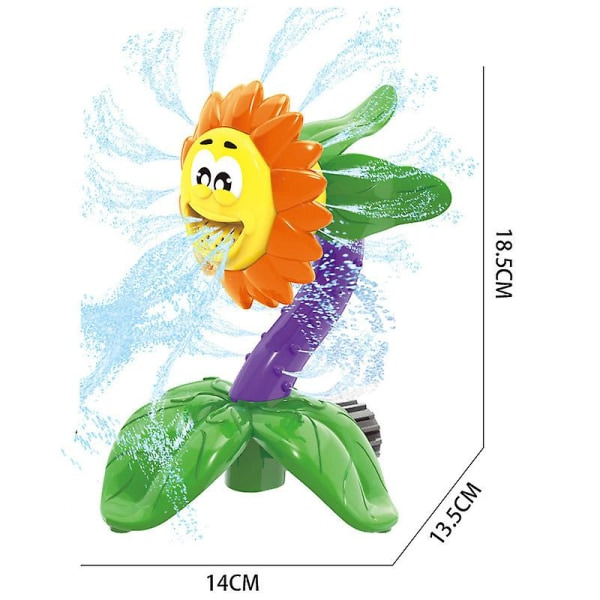 IC Splash Auringonkukka Puutarha Kastelu Suihku Nurmikon Kastelu