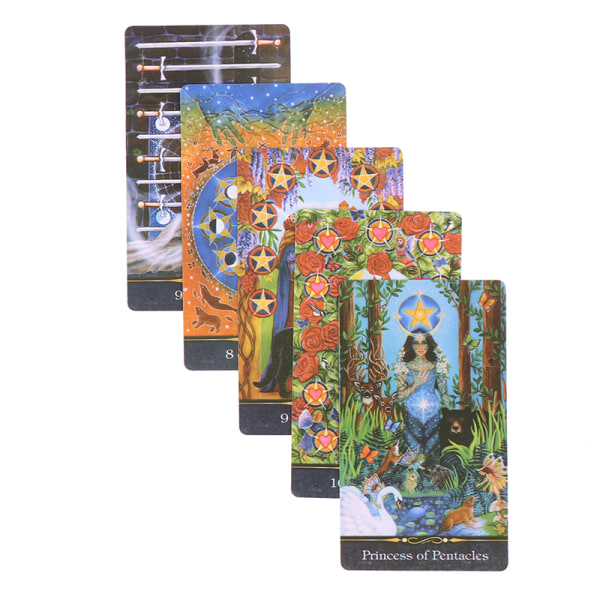 IC The Star Tarot Kort Spådom Divination Deck Underholdning En størrelse