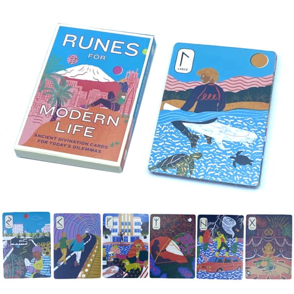 IC Runer til det moderne liv Tarotkort Oracle Prophecy Divination Par
